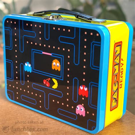 pac man metal lunch box|pac man lunchbox.